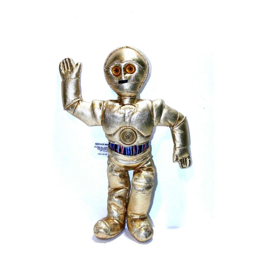 Star Wars C-3PO Battle Buddies 11" Plush Bean Hasbro Toy 2004